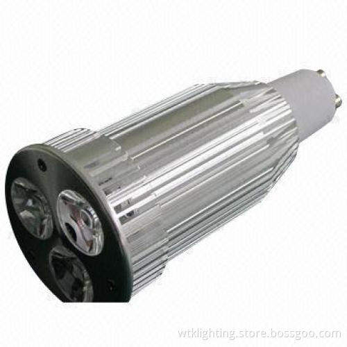 GU10 LED Spotlight, 90lm/W, 9W, 110 to 230V, Dimmable